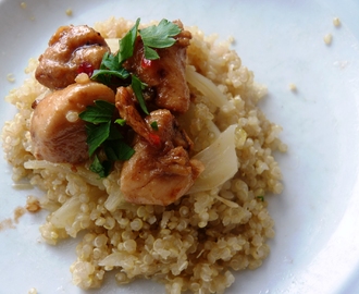 Édesköményes quinoa csirkemellel