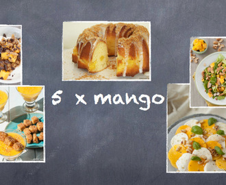 Vijf keer mango