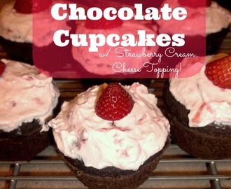 Strawberry Chocolate Cupcakes