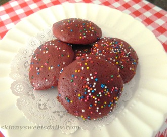 Light and Lovely Red Velvet Cake Cookies
