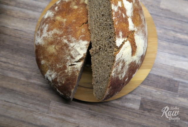 Kváskový ražný chlieb | Domáci a vegánsky