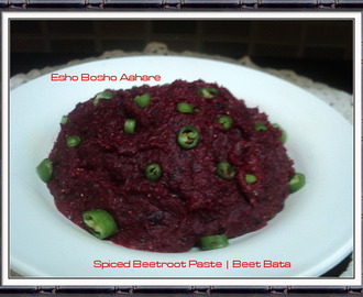 Spiced Beetroot Paste Beet Bata | Thakur Barir Ranna | Bengali Recipe