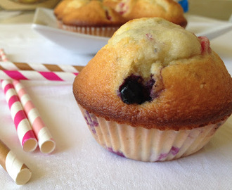 Citromos - áfonyás muffin