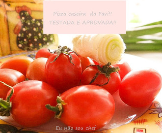 Pizza caseira da Favi