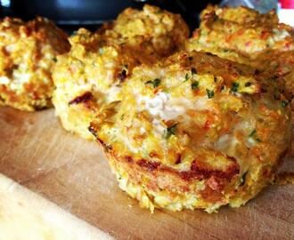 Chicken & Veggie Meatloaf Muffins