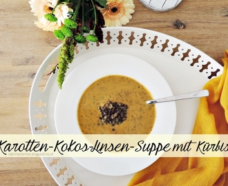 [FOOD] Es herbst'lt: Karotten-Kokos-Linsen-Suppe mit Kürbis