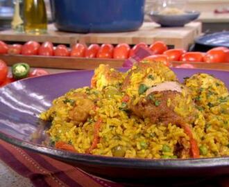 Adobo Seasoned Chicken and Rice