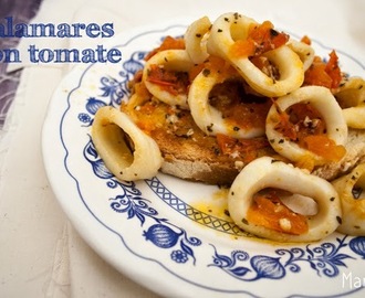 Hoy cocino yo: calamares con tomate