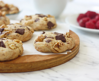 Cookies s kúskami čokolády a orechov