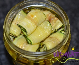 Zucchini in Öl *Post aus meiner- WIDMATT- Küche*