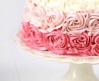 Ombre rose cake (tort w róże)