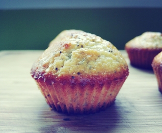 Muffins gourmands citron – graines de pavot