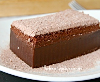 chocolate magic custard cake