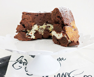 Brownie-Cheesecake Gugelhupf