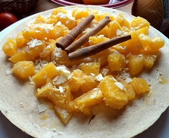 Sernik z serem ricotta, pomarańczą i cynamonem