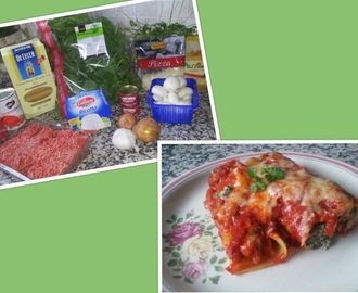 Recept Cannelloni met Spinazie, gehakt en Ricotta