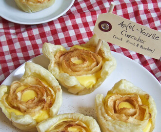 Apfel-Cupcakes mit Zimt & Zucker treffen auf Mini-Apple-Pies