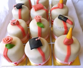 Minitorták ballagásra / Graduation mini cakes