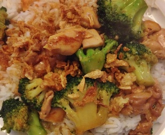 Snel recept: kip met broccoli in een oosters sausje