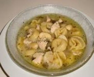 Receita Sopa de Capeletti com Cogumelos