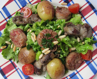 Salade d'andouillette & de gésiers
