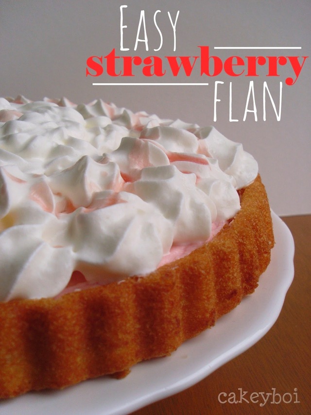 Easy Strawberry Flan