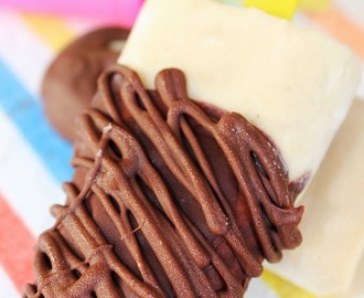 Banana Peanut Butter Chocolate Popsicles