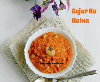 Carrot Halwa / Gajar Ka Halwa - Microwave Method / Easy Diwali Sweets