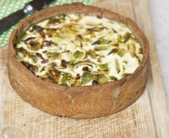 Happy Monday
Buckwheat Quiche with Leek and Bacon
“Solange...