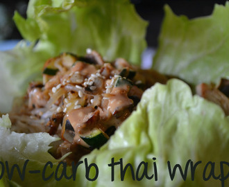Low carb thai wraps