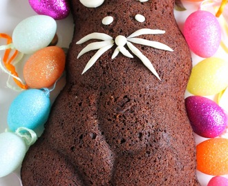 Easter Chocolate Bunny Cake