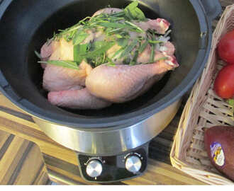 Kip uit de Crock-Pot® Sauté Slow Cooker