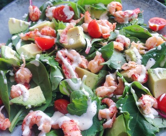 Foodie Friday: Zomerse salade met rivierkreeftjes en avocado