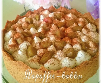 Rapoffee kakku - Rhuboffee cake