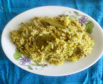 Mustigt linsris – Masoor dal pullao – Indisk risrätt med linser, nejlika och kanelstång