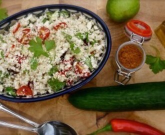 Vegetarische salade ‘Tabouleh’ van Mandy