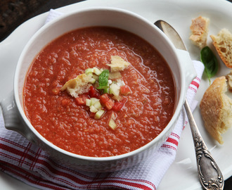 Hideg leves meleg napokra- gazpacho