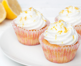 Lemon Cupcakes Recipe With Extra Light Frosting