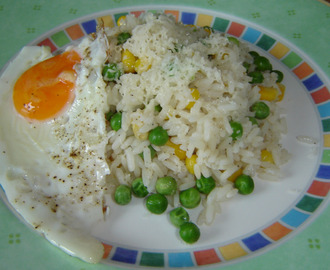 vegetarisches Risi e Bisi - einfaches Reisgericht