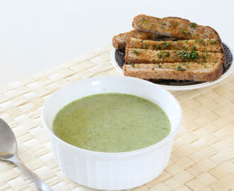 Makkelijke lunch om mee te nemen: Broccoli soep met speltbrood
