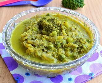 Broccoli Peas Kurma Recipe | Side Dish for Chappathis