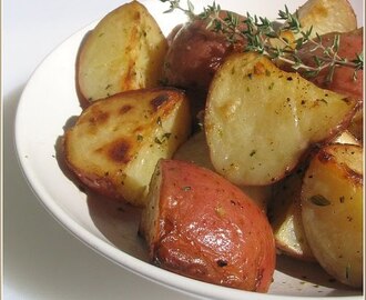 Geroosterde aardappelen met rozemarijn en knoflook *