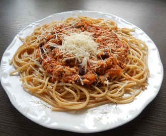 Vega bolognai spagetti tofuval