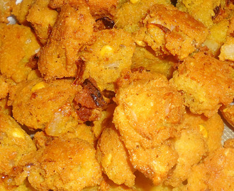 Split Bengal gram Fritters/ Chana dal fritters
