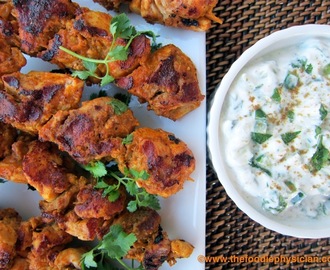 Cook Once, Eat Twice: Tandoori Chicken Kabobs