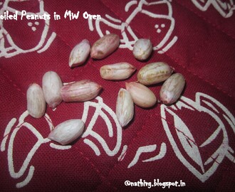 BOILED PEANUTS IN MW OVEN