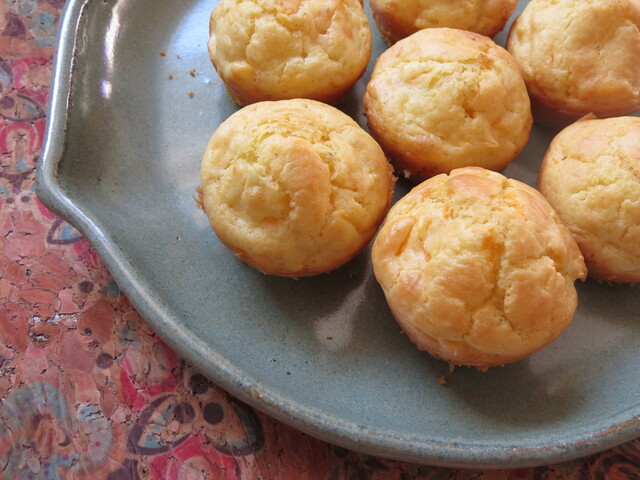 Muffin Salgado de Cenoura e Queijo Minas