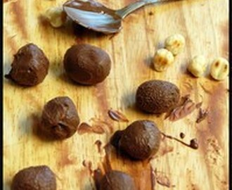 Bouchées chocolatées aux noisettes et gianduja