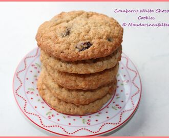 Cranberry Cookies mit weißer Schokolade… Schwesterbaby…