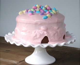 Easter {Vanilla and Marshmallow} cake